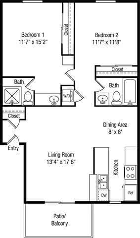 Unit 243 243 floor plan