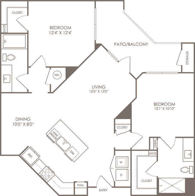 Unit 105 105 floor plan