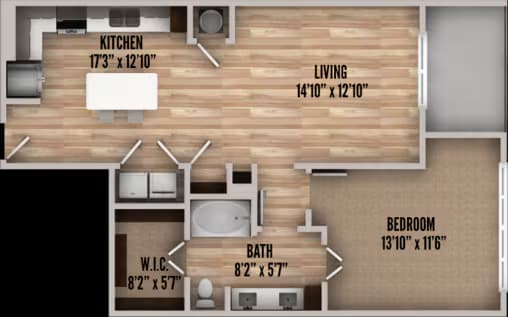 Unit 1004 1004 floor plan