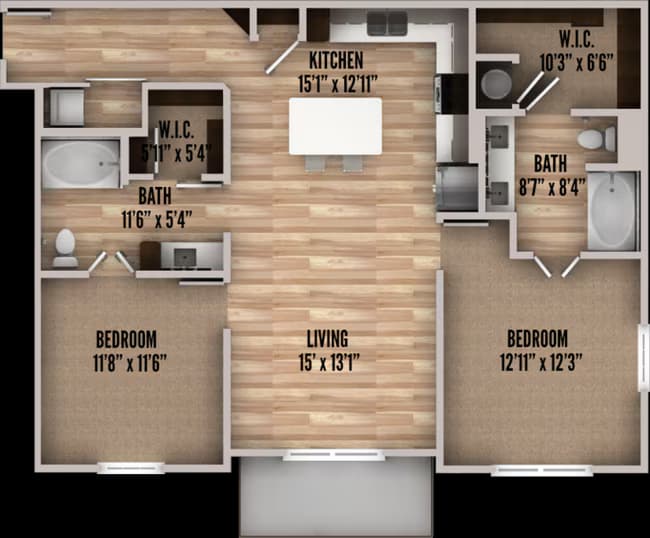 Unit 1002 PH02 floor plan