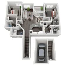 B4OR A-303 floor plan