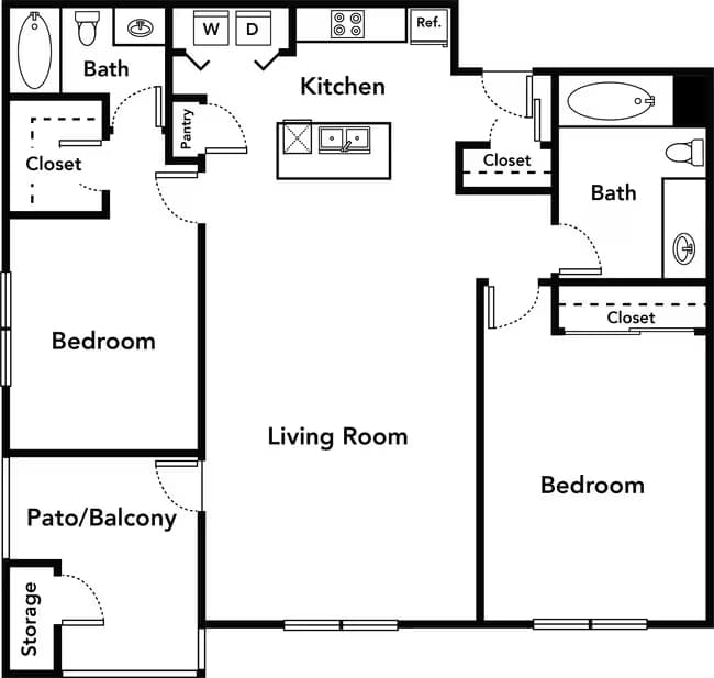 B - The Ballpark - 60 2003 floor plan