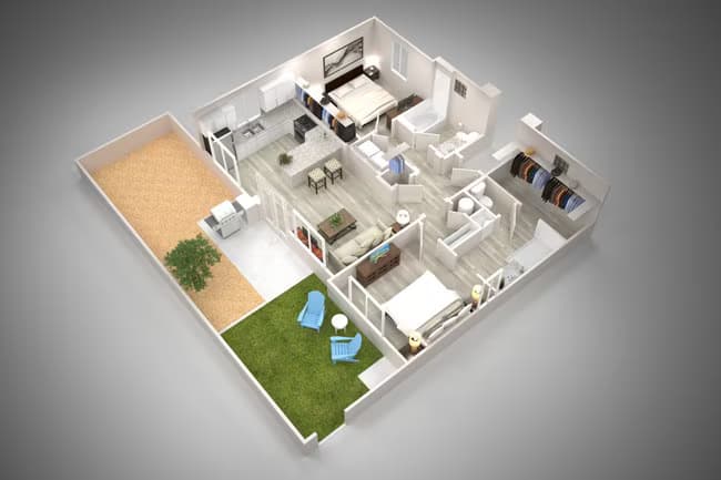 Sunset 078 floor plan