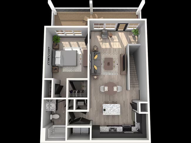 Unit 07203 10211 floor plan