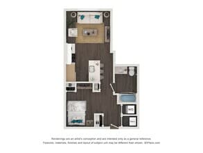 S1 0x1 573 SF 138 floor plan