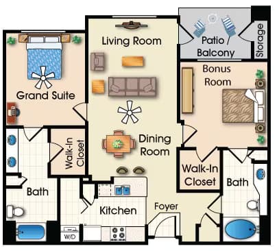 Unit 3099 3080 floor plan