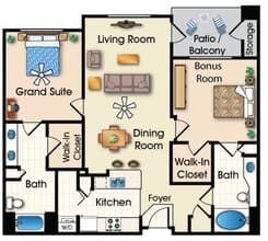 Versailles 3074 floor plan