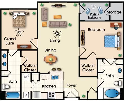 Unit 3133 4093 floor plan