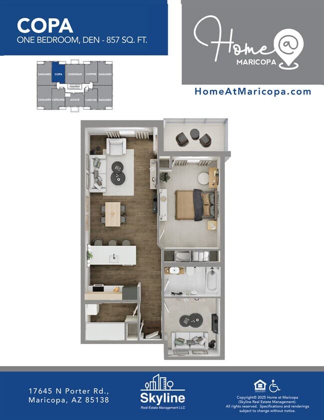 Copa 307 floor plan
