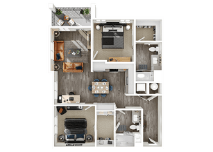 B2 3077 floor plan