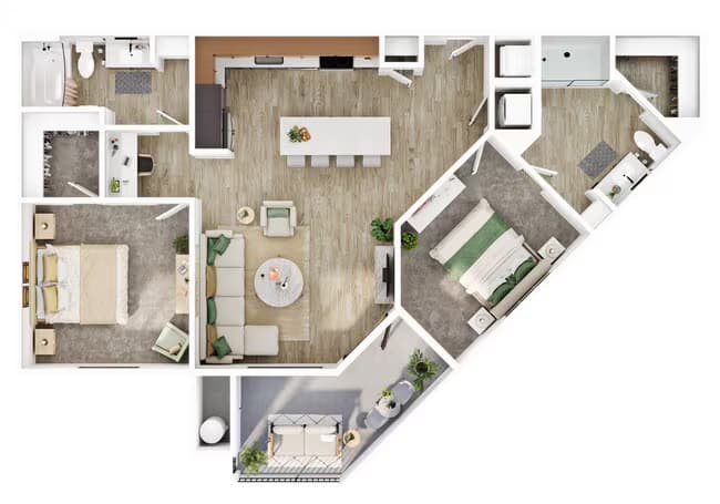 Unit 1051 1051 floor plan