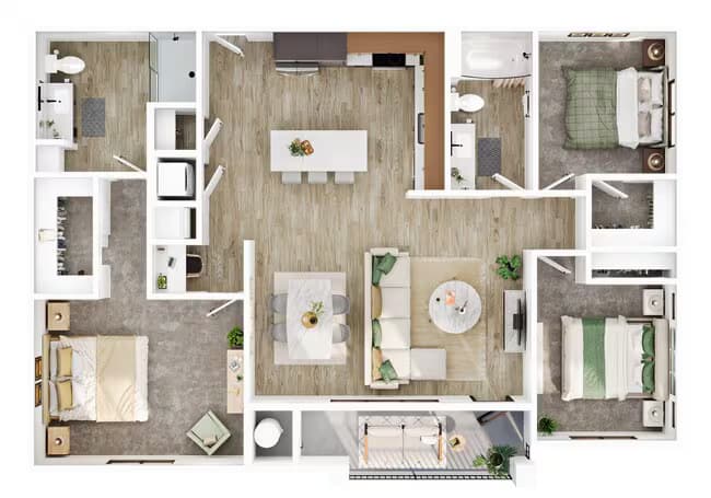 Unit 3028 3028 floor plan