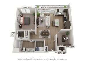 A4 - Azure 4322 floor plan