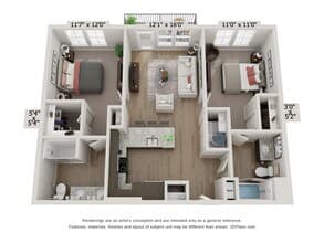 B1 - Lagoon 6343 floor plan