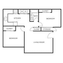 2x1 Small 7-1071 floor plan