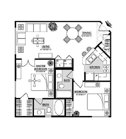 Unit 2147 2147 floor plan