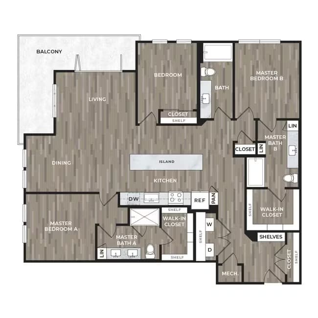 Unit 512 512 floor plan