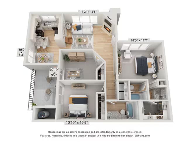 Unit 1027 1126 floor plan