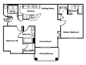 Cancun 327 floor plan