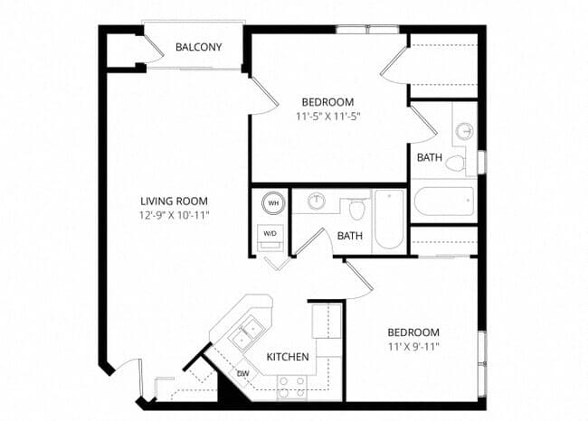 Unit 2026W 2026W floor plan