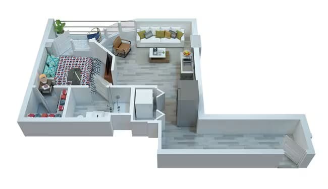 Unit 0706 0406 floor plan