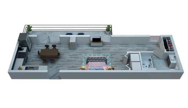 Unit 0502 0402 floor plan