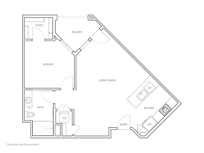 Unit AUCPUH 5024 floor plan