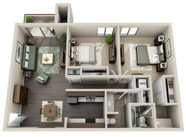 Unit 00F259 00F259 floor plan