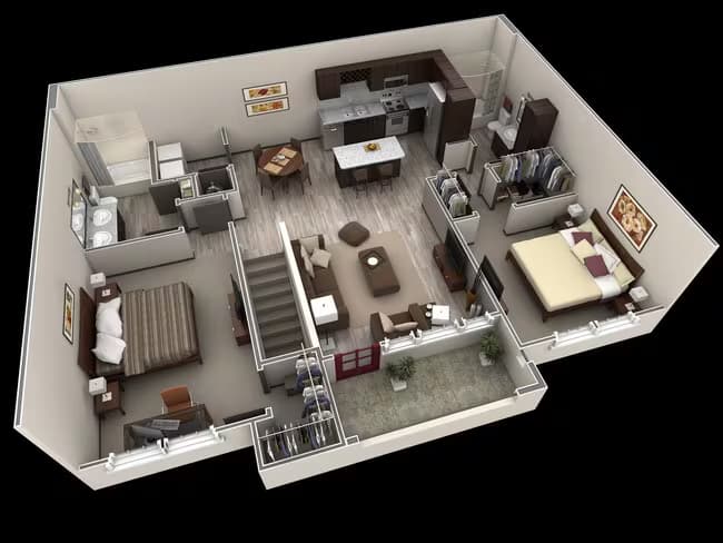 Unit 2027 2020 floor plan