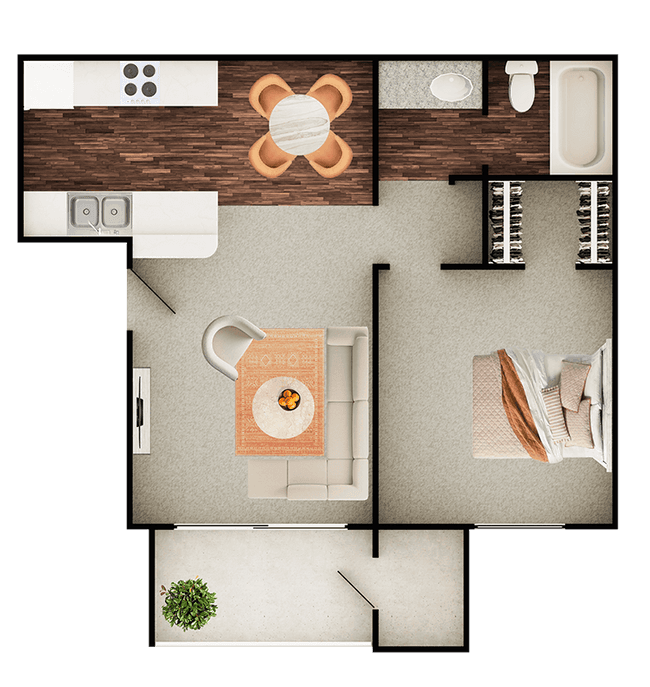 A1 2064 floor plan