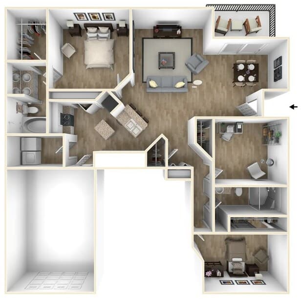 C2 2371 floor plan