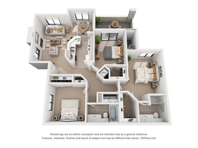 Unit 2115 2012 floor plan