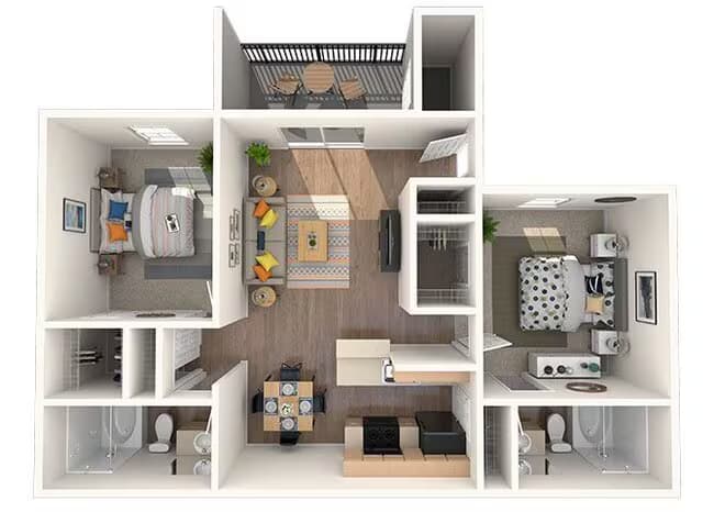 Zinc B2 2128E floor plan