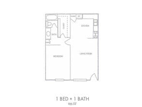 1x1 236 floor plan