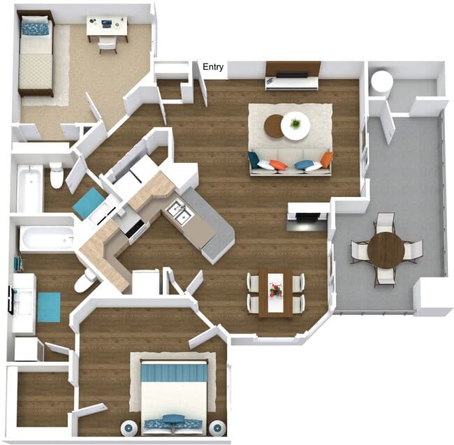Unit 2003 2088 floor plan