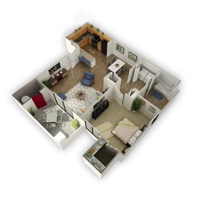 Unit A15-2053 A4-2011 floor plan