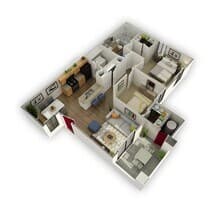 2x1 PLATINUM B12-2042 floor plan