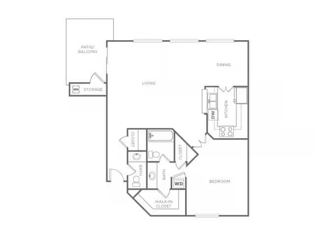 1C - Sophisticated 4-2031 floor plan