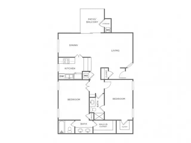 Unit 17-1129 4-1032 floor plan