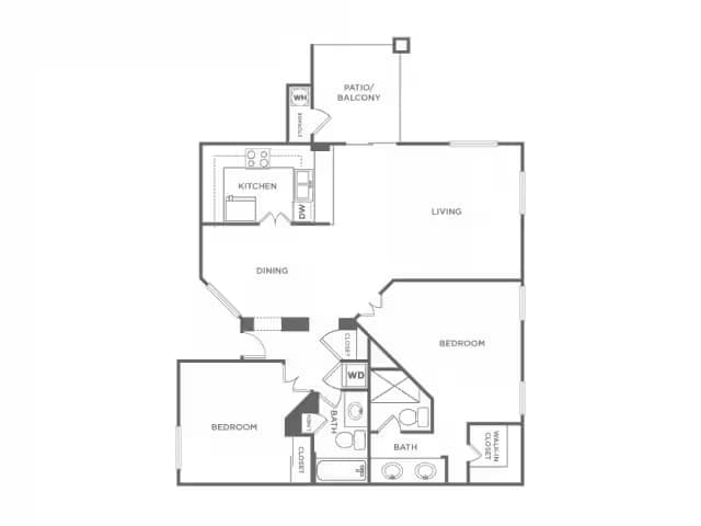 2D - Sophisticated 14-2110 floor plan