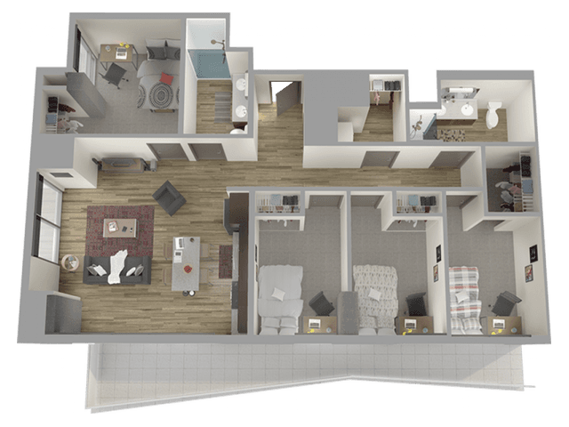 Unit Private Private floor plan
