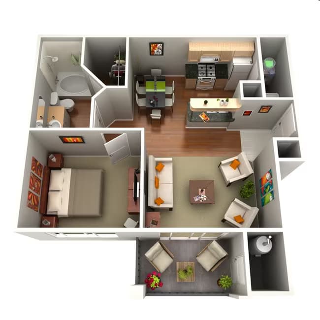 Unit 1045 2043 floor plan