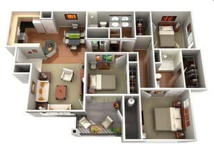 Zinnia 2106 floor plan