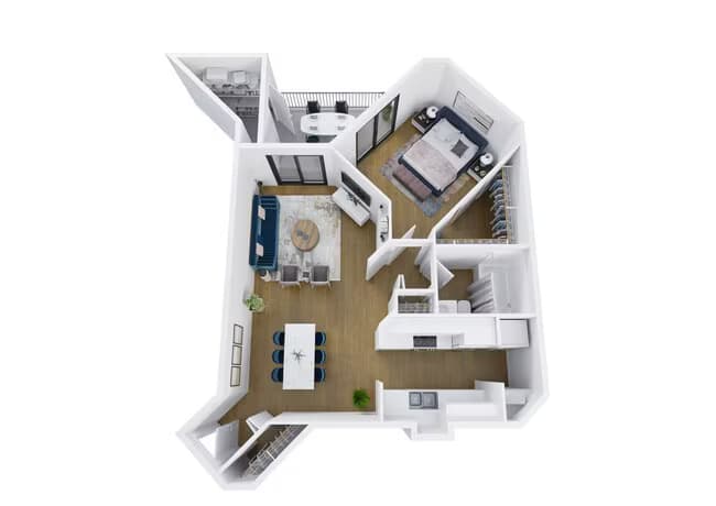 Unit 2060 2052 floor plan