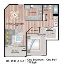 The Red Rock - Premium Plus 01-3054 floor plan