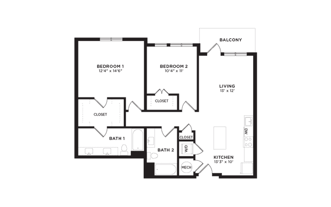 Loop 1-4124 floor plan