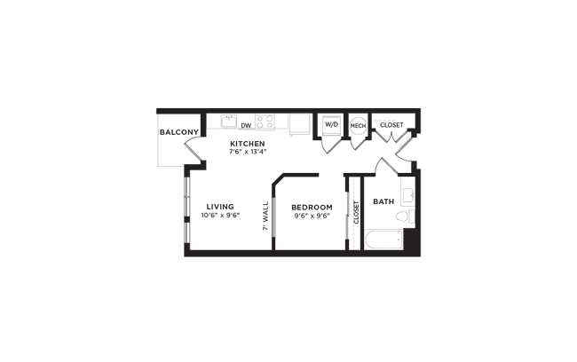 Unit 2-2161 2-2164 floor plan