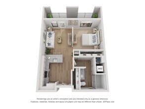 0x1 2081 floor plan