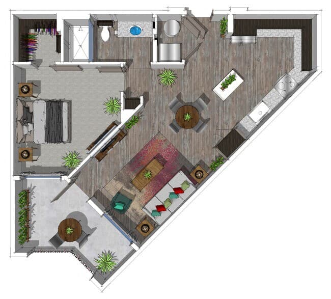 Unit 2071 4071 floor plan