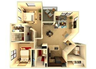 B4 N1040 floor plan